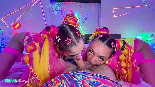 Sasha tatcha dan madison steele lagi asik seks threesome sama neon