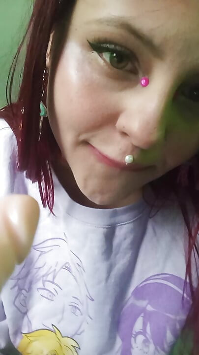 sucking on a dildo!! (delicious)