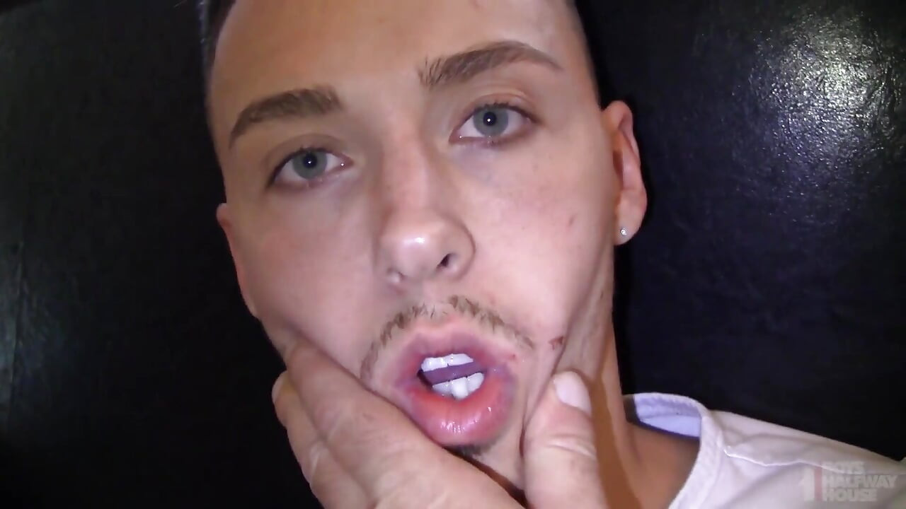 Tatted straight guy gets punish fucked by a house manager