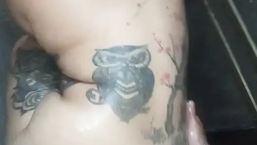 Hardcore sex in the bathroom of my Mexican landlord ex