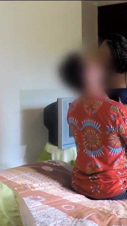 I caught this 19YO EBONY who was the pastor’s daughter sneaking out... and she stayed until morning | Clip 2