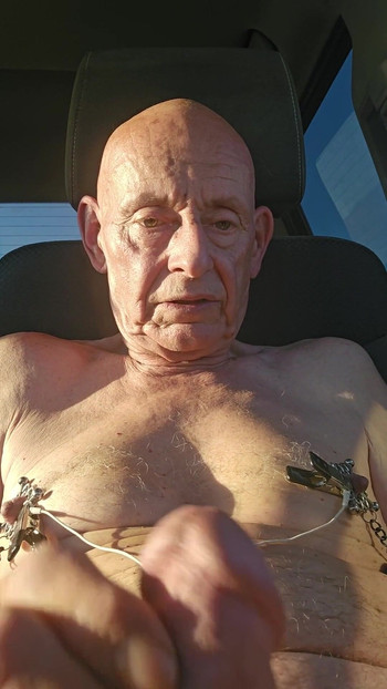 Memorable moment from "nipple torture with spiked clamps and tens unit"