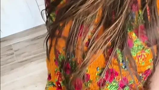 Rough creampie fuck - devoter teenager wird in ihrer küche yoya grey gefickt