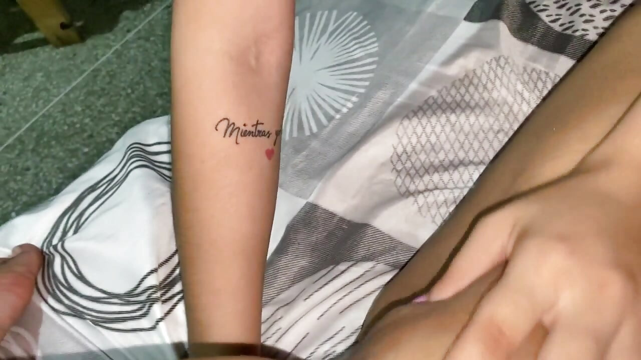 I my friend's stepdaughter to see that she is alone in her house lesbian sex
