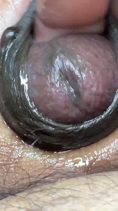 Iconic moment from "Guy masturbating by rubbing the head of the dick and fingering it like a pussy"