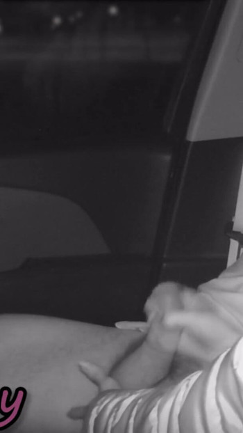 Dogging Slutty French Teacher in Public Parking Sucks Random Stranger's Cock for Her Husband's Cuckold - MissCreamy | Clip 1