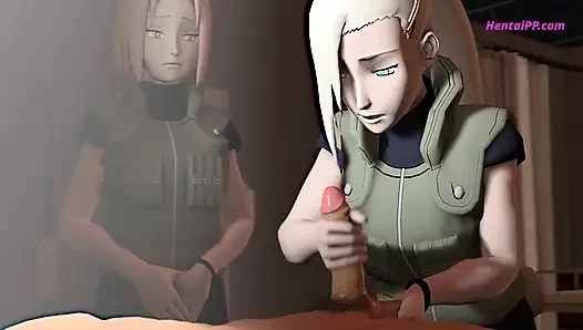 Sakura Ino: Medical Sex Ministrations - The Blonde Medic Stretched By Huge Cock On Exam Table