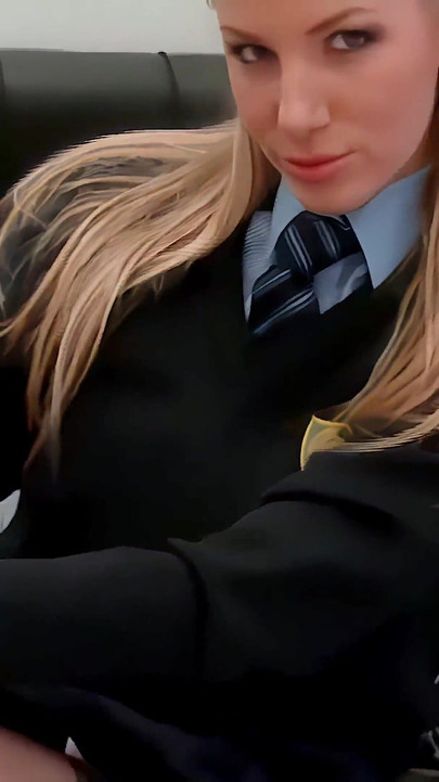 Uniform Tease Featuring Danielle Maye