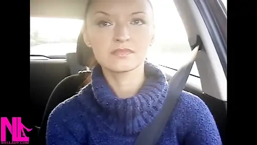 Driving Fast in Flowered Ballet Flats