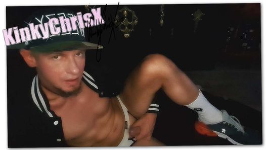 KinkyChrisX - Jockstrap and sneakers