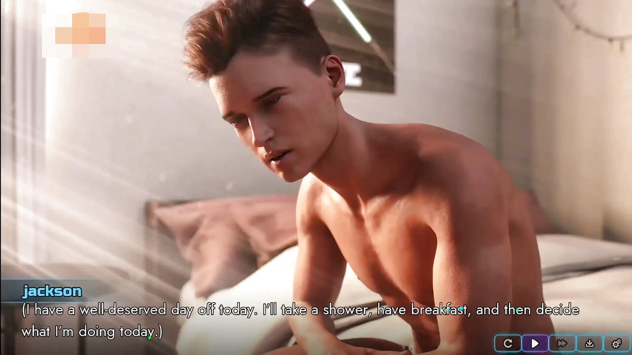 How to fix the future #1 - Jackson and Ellie took a shower together and played with each other untill they cum