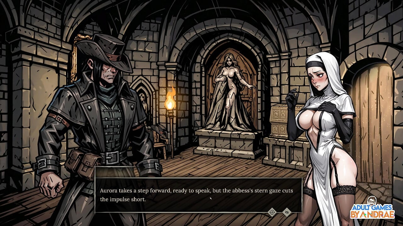 Sexorcism: Lust Confession Gameplay Part 5 - Abbess Roala Boss Fight & Inner Sanctuary Battle