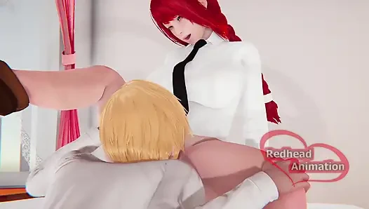 Denji ngentot makima - chainsaw man