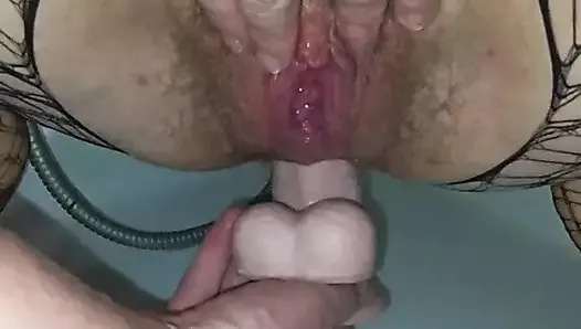 Piss, with dildo in my ass