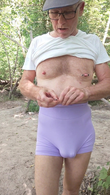 Emotional moment from "nipple jewelry"