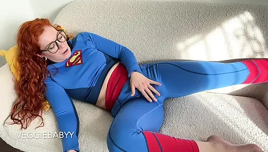 kryptonite, SPH, and CBT make small cock futa Supergirl cum hard - full video on Veggiebabyy Clips4Sale