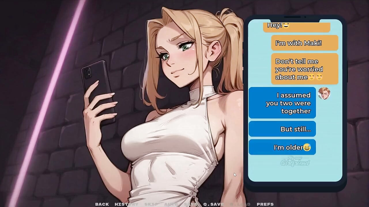 My New Girlfriend Taboo Hentai Game Ep.63 Two Step Sisters Taking Care of a Huge BBC in the Club Toilet!