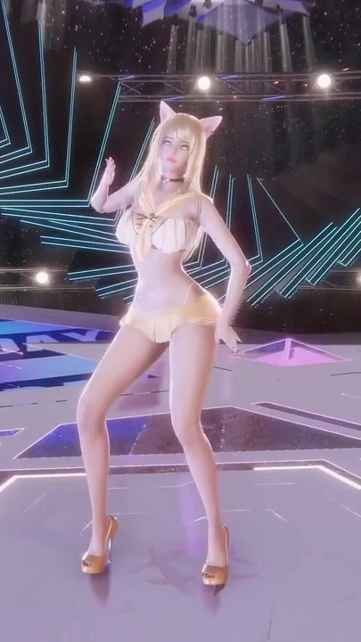 MMD SECRET NUMBER - WHO DIS Ahri Akali Seraphine Kaisa Evelynn Sexy Kpop Dance League of Legends Hentai Uncensored 4K 60FPS | Clip 1