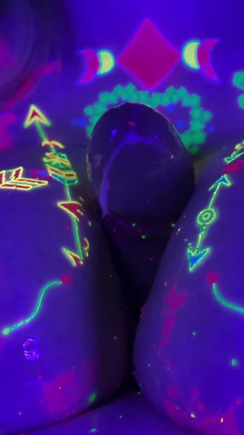 Emotional moment from "Join This HENTAI TITFUCK CHALLENGE! Mind-blowing NEON COSMOTITS - LilyKoti"