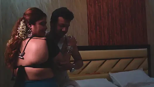 South Indian husband picks up his wife and her.