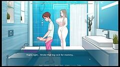 Порноплей табу хентай игры с секс-нотой эпизод 20 моя лучшая подруга мачеха трогает себя, пока я дрочу в ее ванной