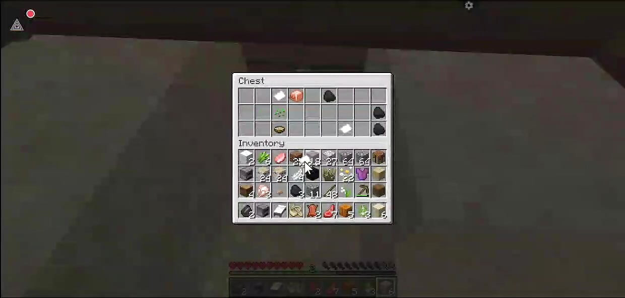 First time find treasure in Minecraft