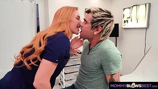 MOMMY BLOWS BEST - Sophia Locke Nurse Milf Gives Healing Sloppy BJ