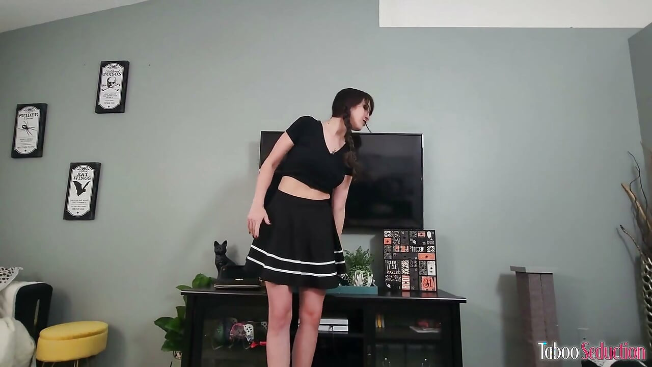 Hot Brunette Goth School Babe Uses You and Your Cock to Get Back at Her Man - Amiee Cambridge