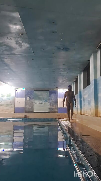 Naked Indian Mallu Guy In Swimming Pool