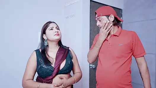 Desi hot Bhabhi seduced by AC technician in the sexy room