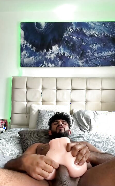 Masturbating on Webcam