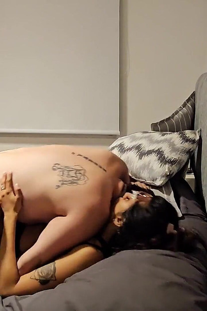 Argentinian Brunette Has Sex Without a Condom with a Guy From Instagram