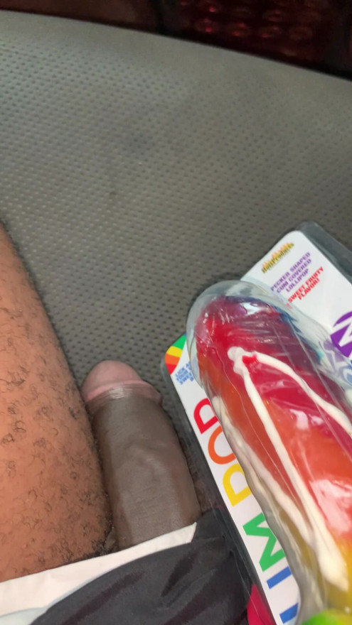 How long would it take to suck this rainbow lollipop message me and I’ll send you the link to the product