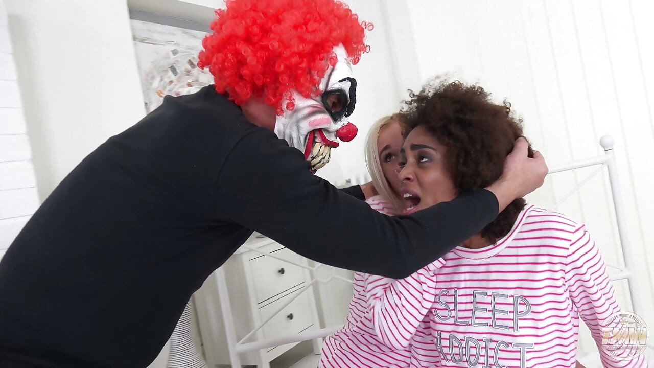 Evil Clown and Two Girlfriends