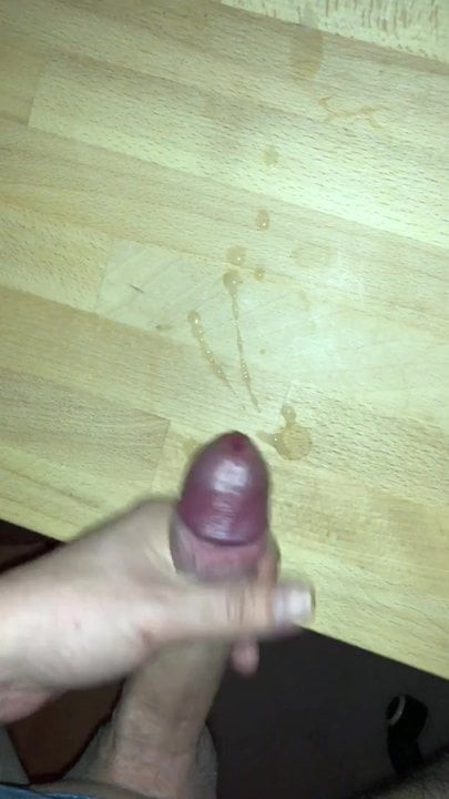 cum on Table