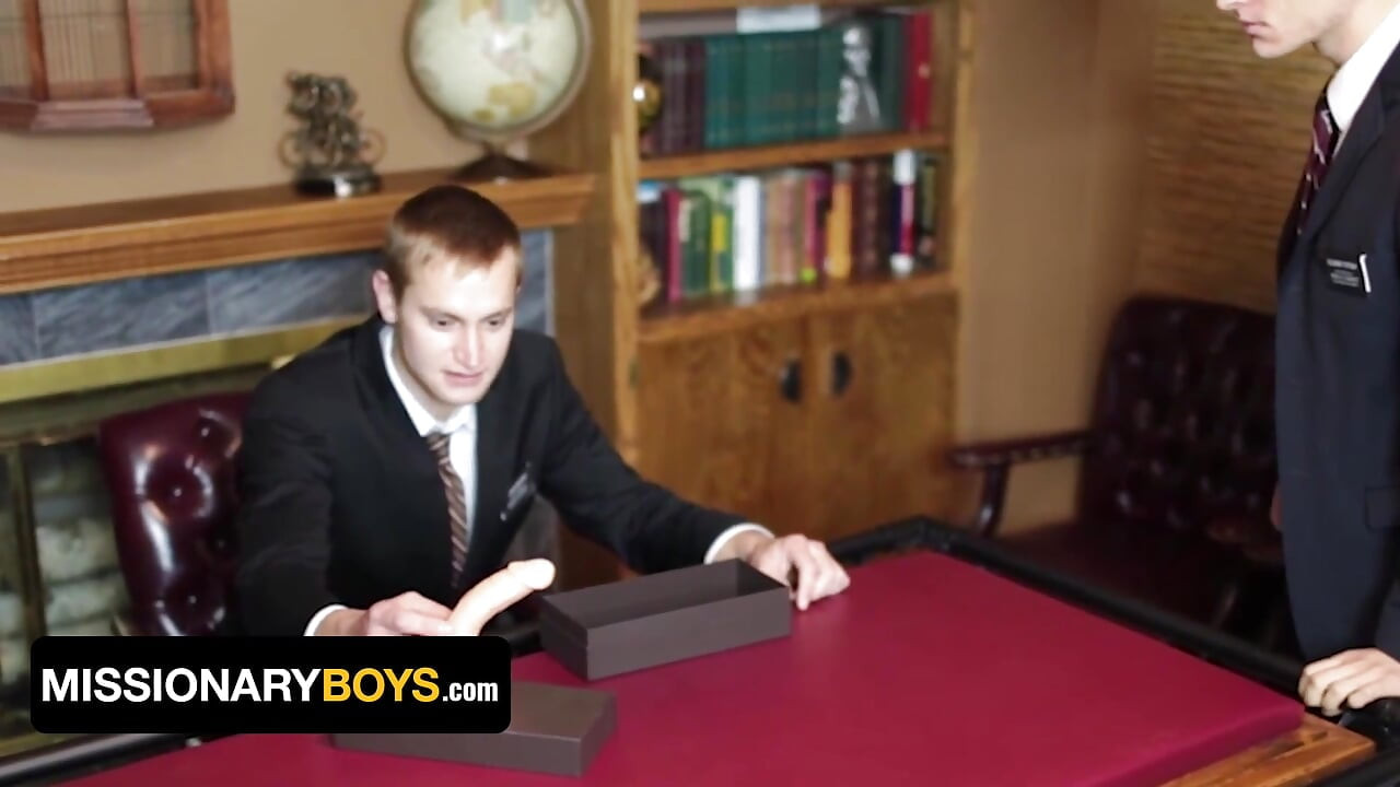 Missionary Boys - Two Boys Snuck Into The Bishop's Room And Got Horny While Snooping Into His Dildos
