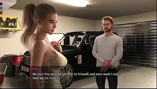 Eine perfekte ehe: herzhämmerender cuckold-moment: Anna entfesselt ihre innere schlampe - lutscht schwanz in der garage, während ehemann schnarcht