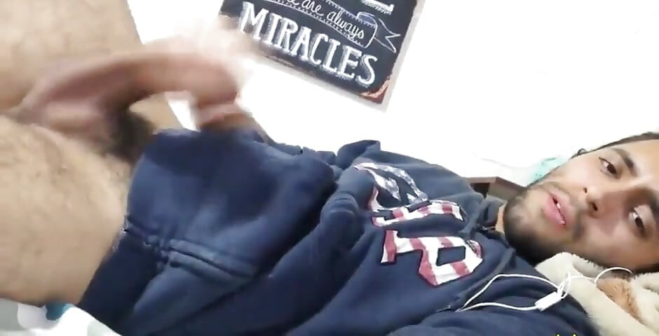 Massive cumshot in bed