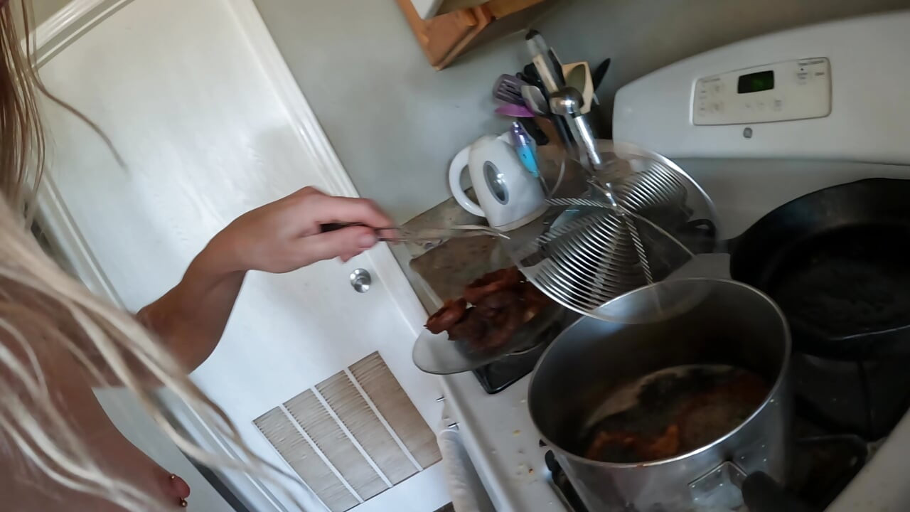 Nahý den v mém životě Vlog vaření, domácí práce, cvičení a více