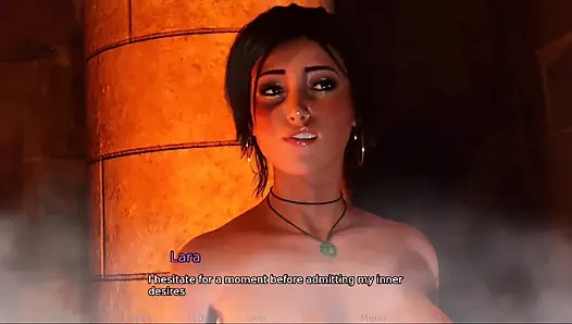 Croft adventure #1 - Lara can't stop thinking about the lesbian