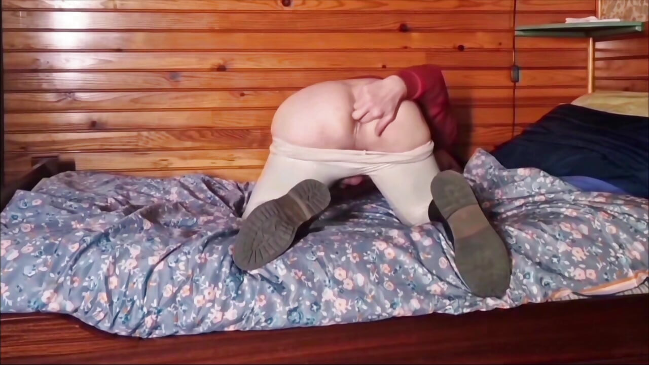 Anal Masturbation and Handjob with Exposed Ass