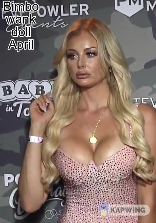 Celebrity wank doll April
