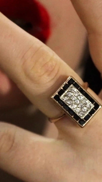 Lipstick & jewelry & nails fetish