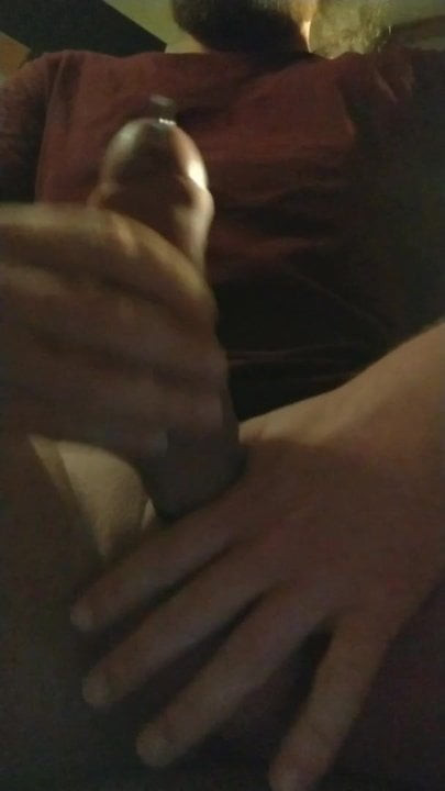 Pierced cock and big balls