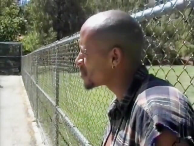 Ebony Teen Fucked in Her Ass Outdoors