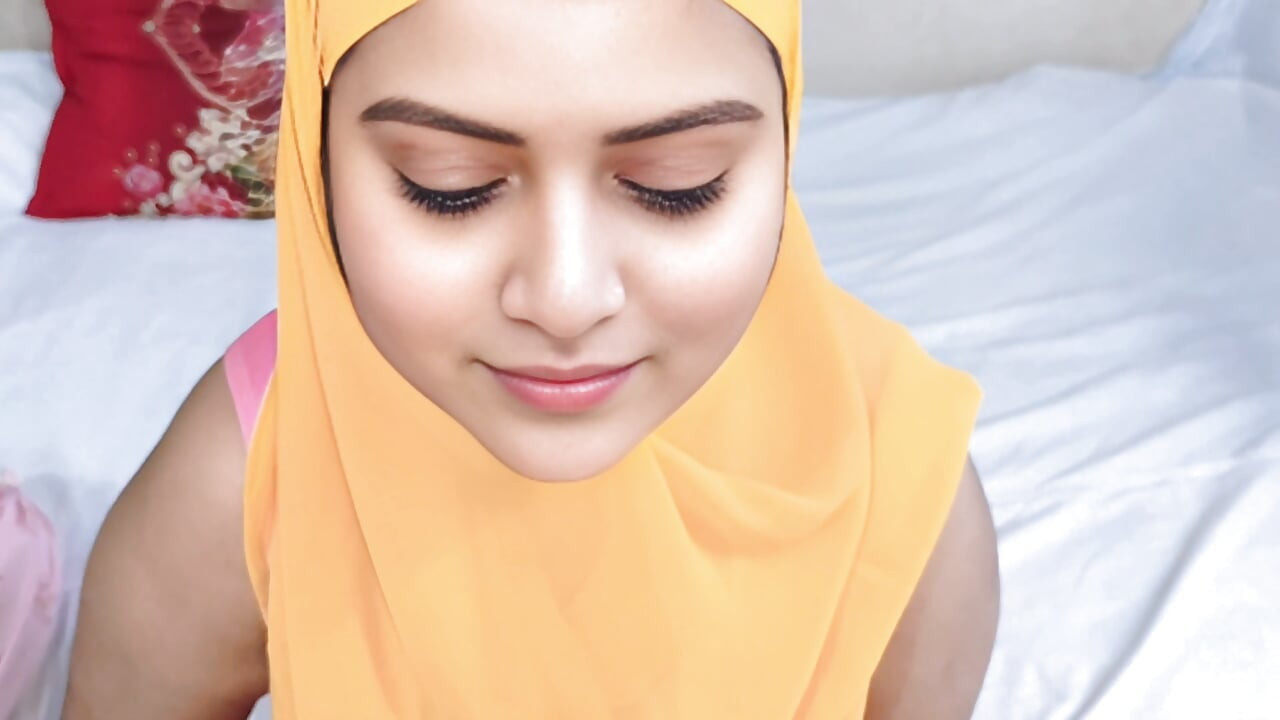 Beautiful hijabi muslim indian deshi village girl doggy style fucking video.