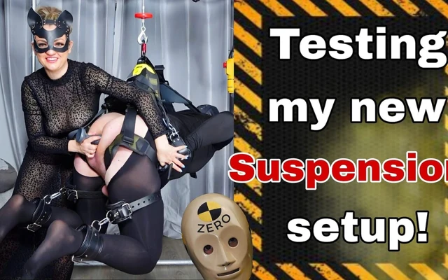 Testing My New Suspension Bondage Set up