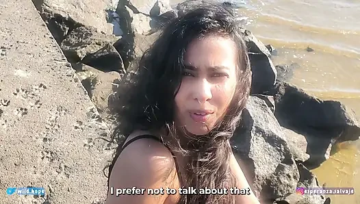 I met a girl on the coast and she took me to her hotel to her hard and she swallowed all the milk
