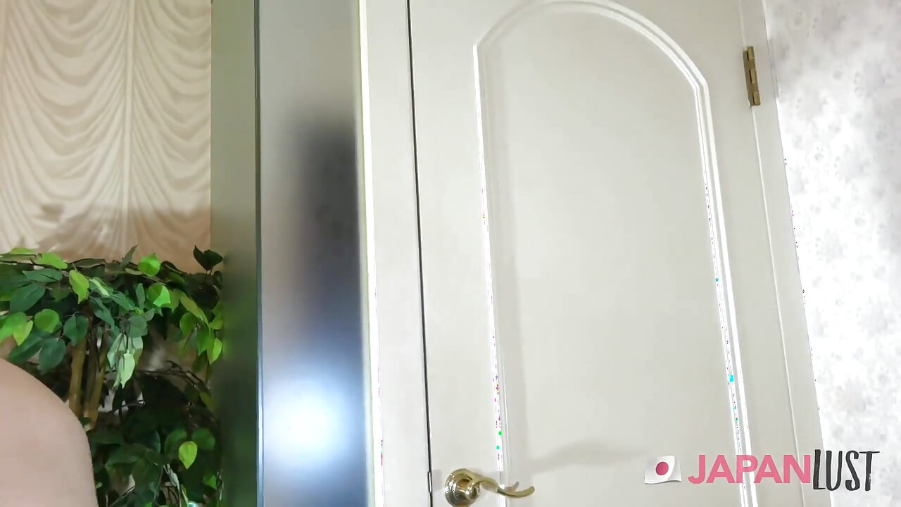 All Natural Japanese Cougar Shivers For POV Creampie