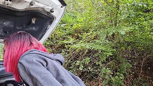 Car breakdown on the side of the road... And he knew exactly how to help me